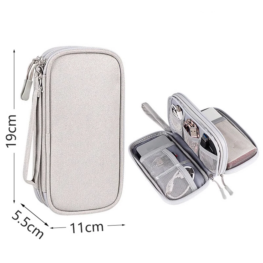 Digital Organizer Bag for Travel with Multiple Compartments for Chargers Cables USB Drives and Other Electronic Accessories