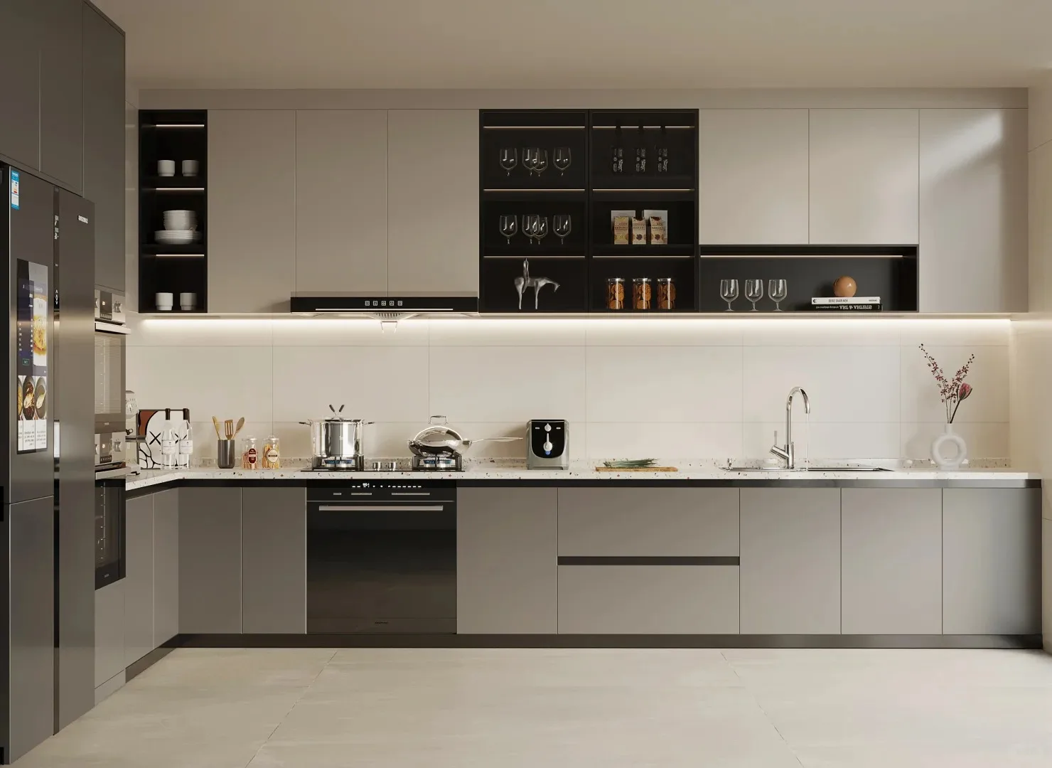 Modern Minimalist Style Cabinet