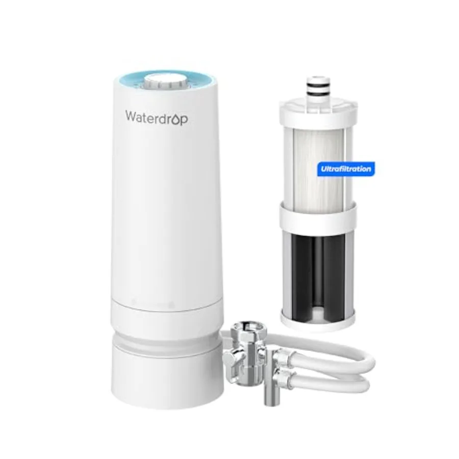 

[Ультрафильтрация] Фильтр для воды под кран, 4000 галлонов, настольная система фильтрации воды с напоминанием о замене фильтра, 0.01 мкм, ультрафильтрация