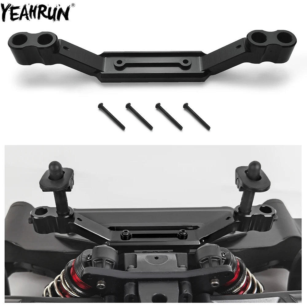 YEAHRUN 전면 후면 RC 차체 쉘 고정 시트 지지대 마운트 거치대, 1/7 Felony 6S BLX 스트리트 배쉬 올 로드 머슬카용