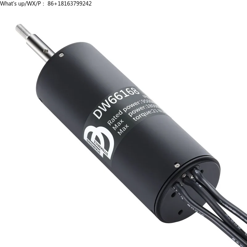 

High-Power 9500W Brushless Motor DW66168 | 110V IP68 Waterproof for USV & Hydrofoil Boats (21N.M Torque, 8800RPM)