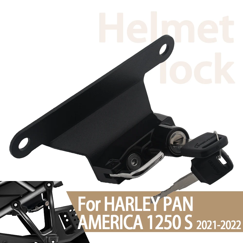 

For Harley Pan America 1250 Helmet Lock Kit Motorcycle Helmets Security Anti-Theft Lock Rust-Proof Sturdy Aluminum Accessories