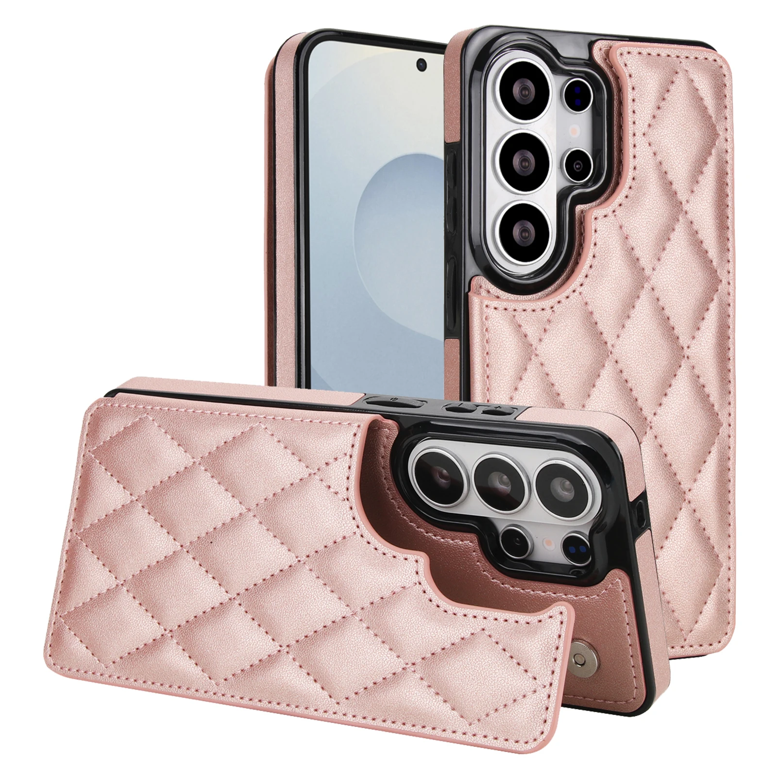 Luxury Wallet Leather Magnetic Cards Solt Phone Case For Samsung Galaxy S26 S25 S24 S23 S22 S21 Ultra Plus A16 A35 A55 A15 Cover