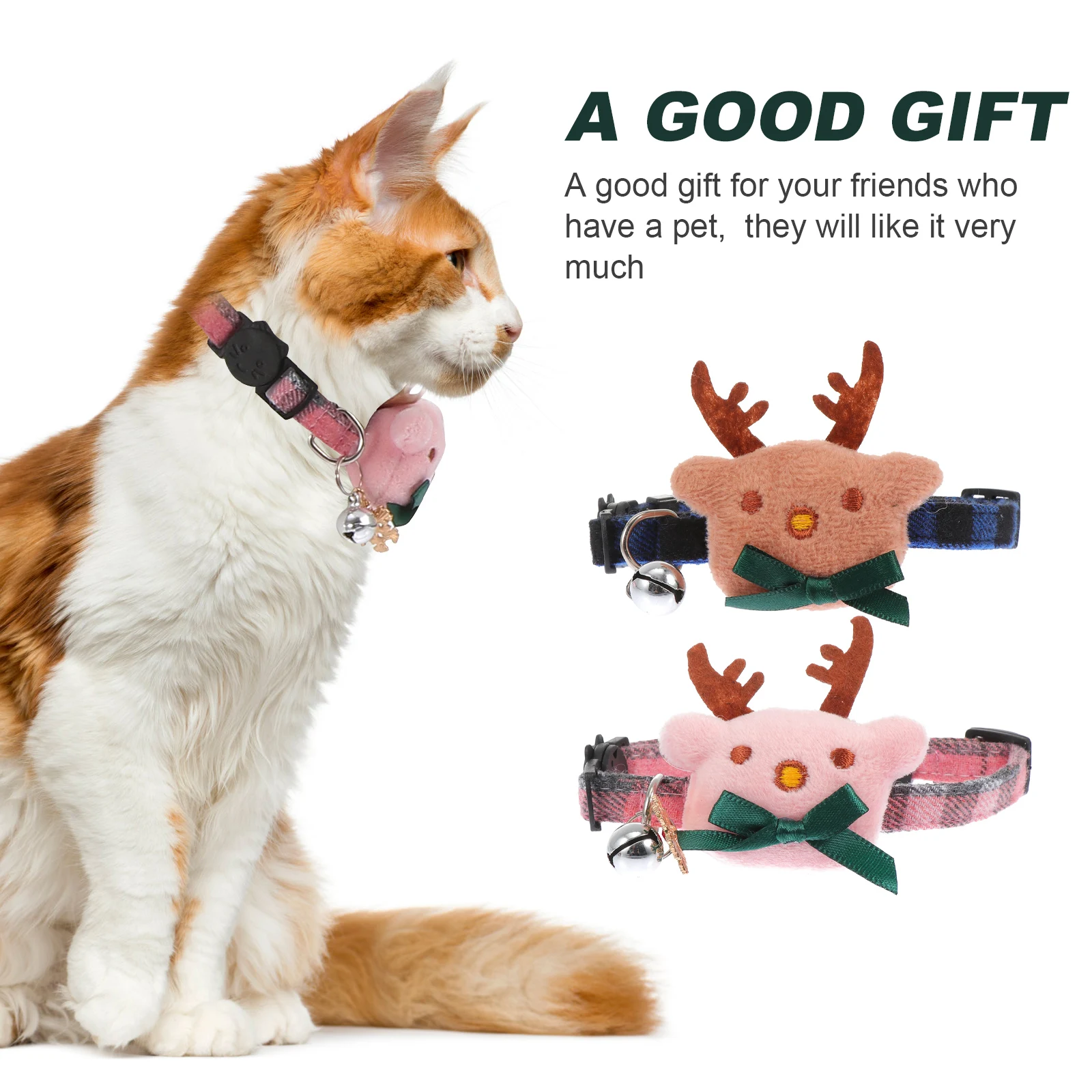 

Pet Collar Cat Collars Dog Holiday Adjustable Bowtie for Stylish Pets Christmas Decoration