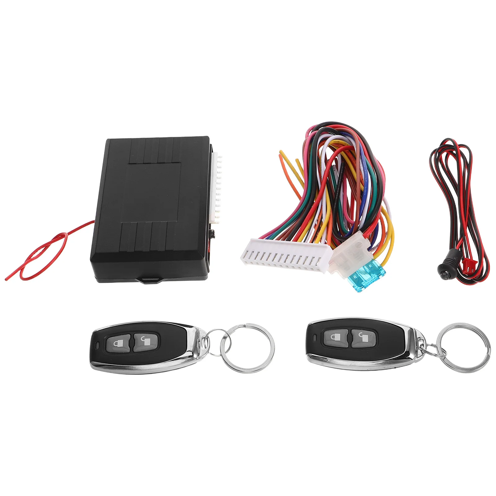 مجموعة واحدة من نظام دخول السيارة بدون مفتاح، مجموعة قفل مركزي عن بعد عالمية، وحدة التحكم في باب السيارة للتركيب بنفسك - بدون مفتاح
