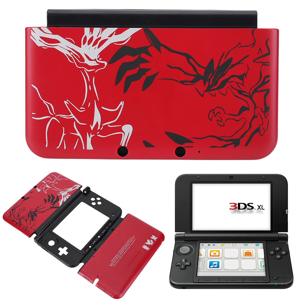 

For 3DS XL Front Back Cover Case Replacement Housing Shell Plastic Top and Back Shell Repair Part