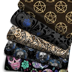 50*145cm Patchwork Black Series Polyester Cotton Fabric for Tissue Sewing Quilting Fabrics Needlework Material DIY,c22577