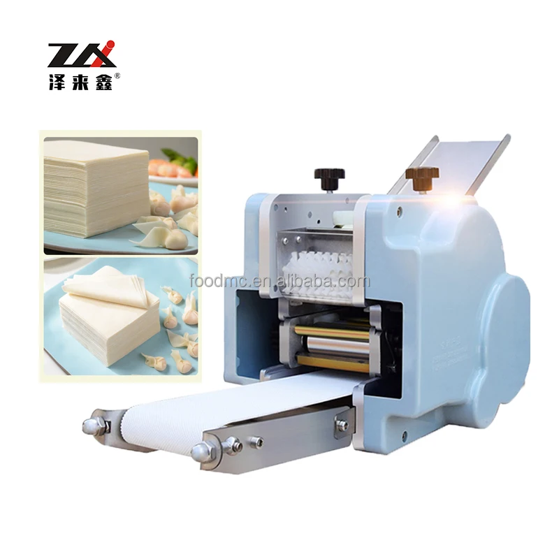 Mini Table Top Commercial Use Motorized Bread Maker Grain Making Machine Chapati Tortilla Press Dumpling Wrapper 60pcs/min Easy