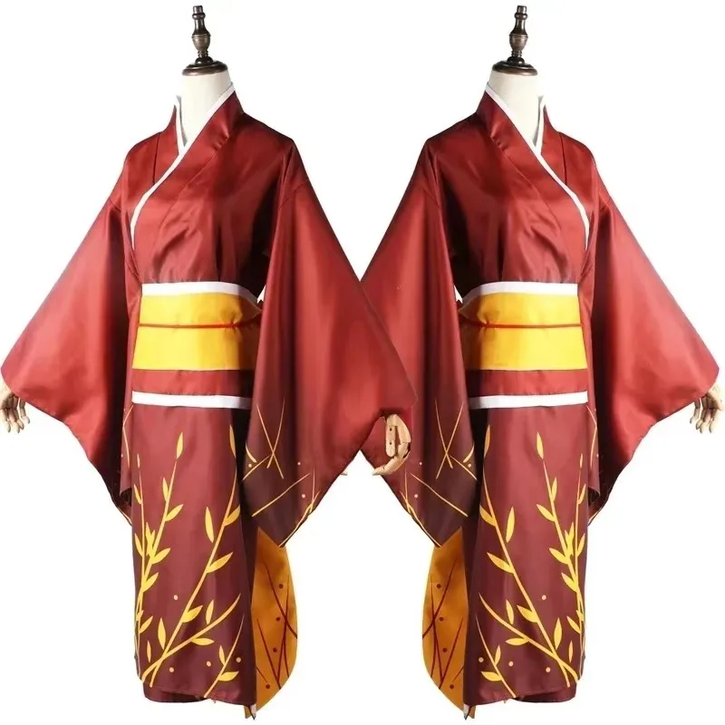 Anime Bungo Stray Dogs Izumi Kyouka Cosplay Kimono Outfits Women's Halloween Carnival Costume Kyouka's Wig Headdress