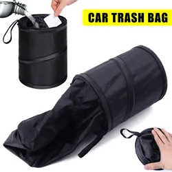 Car Trash Can Leak-Proof Waterproof Collapsible Pop Up Trash Bag for Car Portable Garbage Bin Waste Basket Bin Rubbish Bin