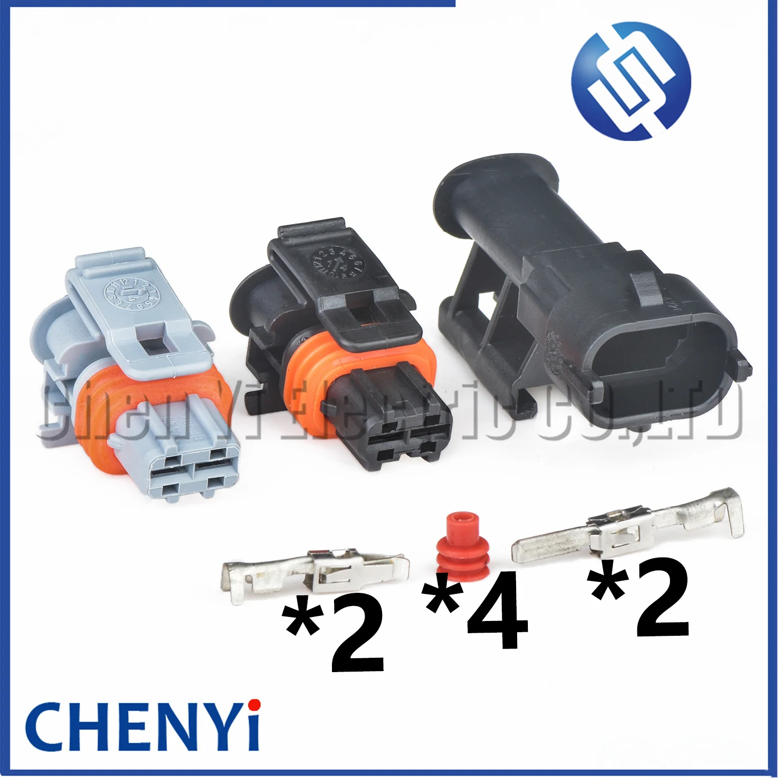 Image of 2-poliger Stecker oder Buchse für Kfz-Anschluss, Common-Rail-Diesel-Injektor-Kabelbaumstecker 1928404072 1928403137 1928403722