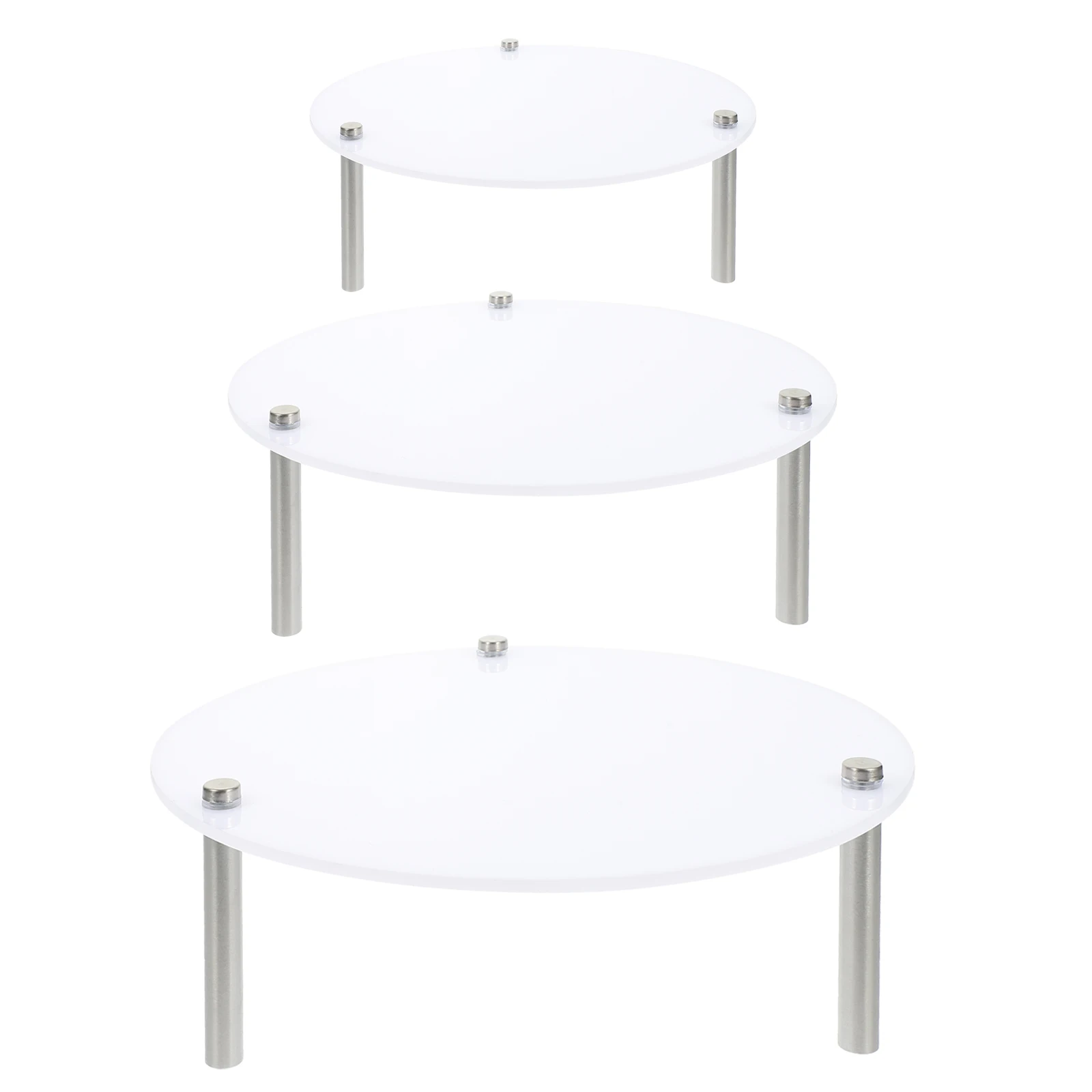 

Acrylic Cake Stand Three Layers Cupcake Dessert Display Holder For Wedding Party Multi-Layer Disposable Storage Rack