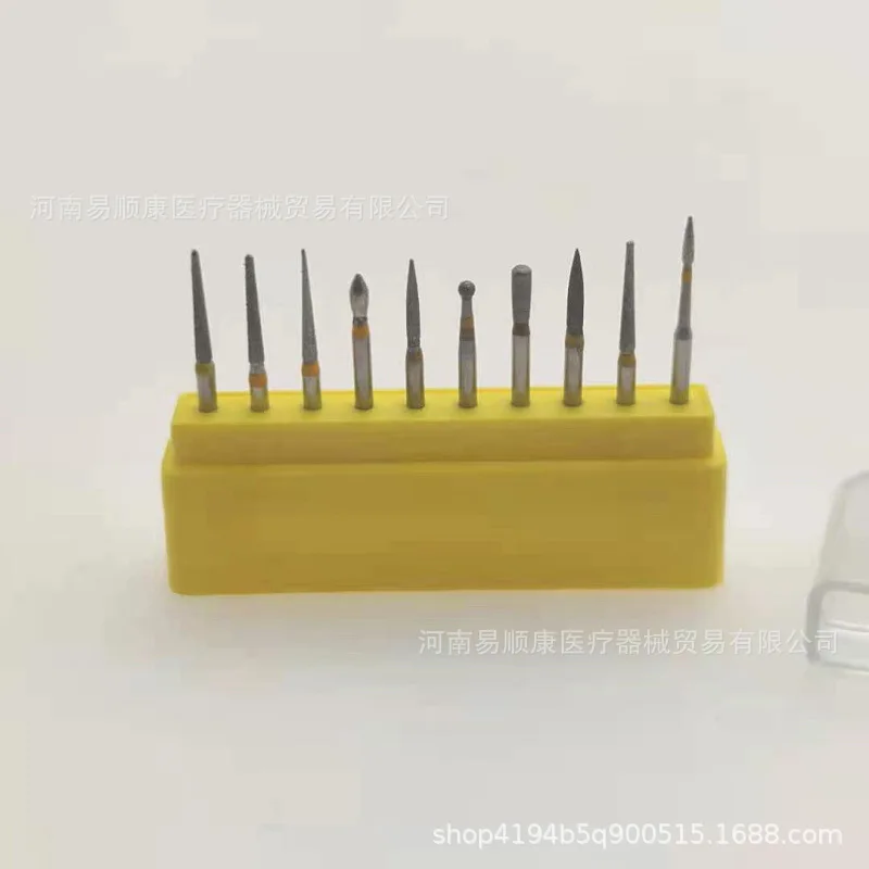 

Dentals materials, high-speed emery needles FG-105 polishing set of 10 pcs, porcelain tooth polishing