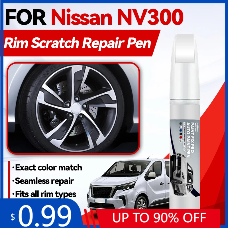 Карандаш для подкраски колесных дисков, эксклюзивно для Nissan NV300, набор для ремонта колес, ремонт царапин на дисках, краска для ободов F