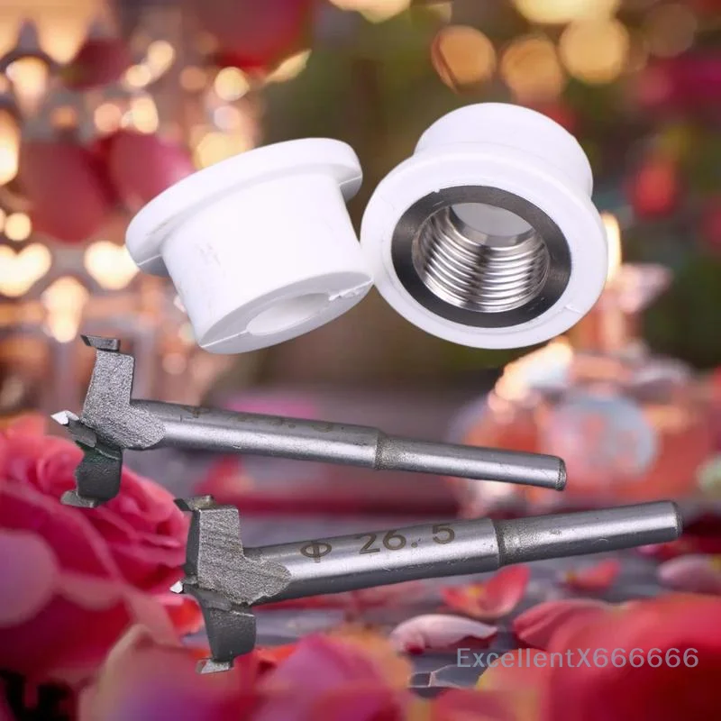 Handy 3/6Pcs 26.5mm Boring Drill Bits for Efficient 1/2inch PPR Water Pipe Repairs