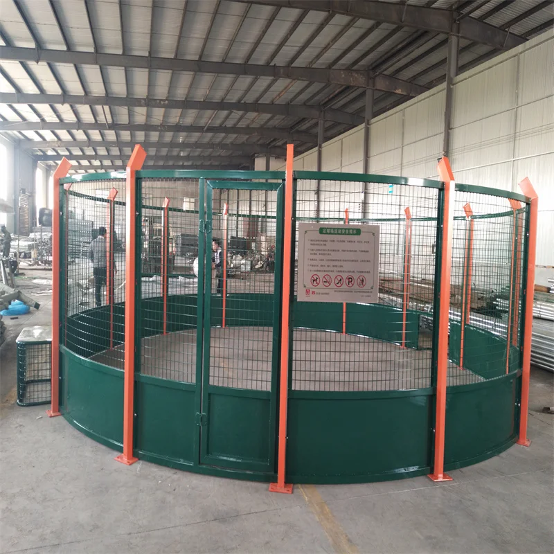 กีฬายอดนิยม Street Soccer Cage ฟุตบอลบาสเกตบอลการฝึกอบรมกรงฟุตบอลกลมเล็ก