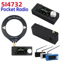 SI4732 0.5-108mhz All Band Radio Receiver LSB USB AM FM FM/AM Radio w/ Antenna 1.9inch IPS Screen HF SW MW VHF Pocket Mini Radio