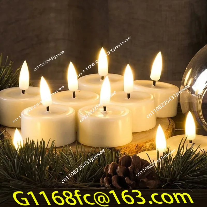 Flashing LED Candle Battery Powered Fake Tea Light Fla