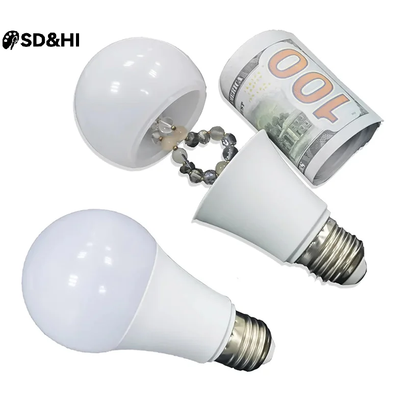 Sight Secret Light Bulb Home Diversion Stash Can Safe Container Hiding Spot ⁣⁣⁣⁣Hidden Storage Secret Compartment