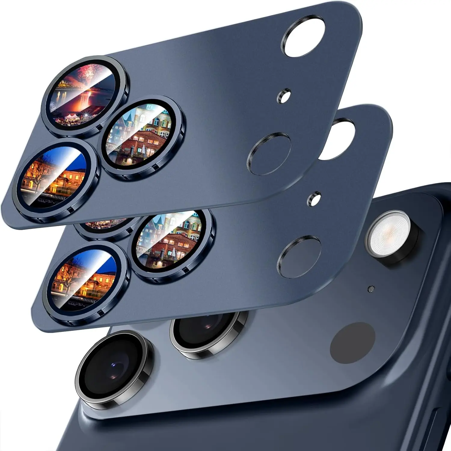 1PCS Metal Tempered Glass Camera Lens Protector Cover For IPhone 17 Pro Promax Protection Accessories