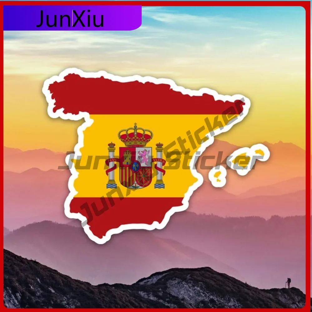 

Spanish Shaped Spain Stylish Wall Durable Decal CutMany Weatherproof Sizes Sticker Badge DecalDie Fade Resistant Anti Scratch