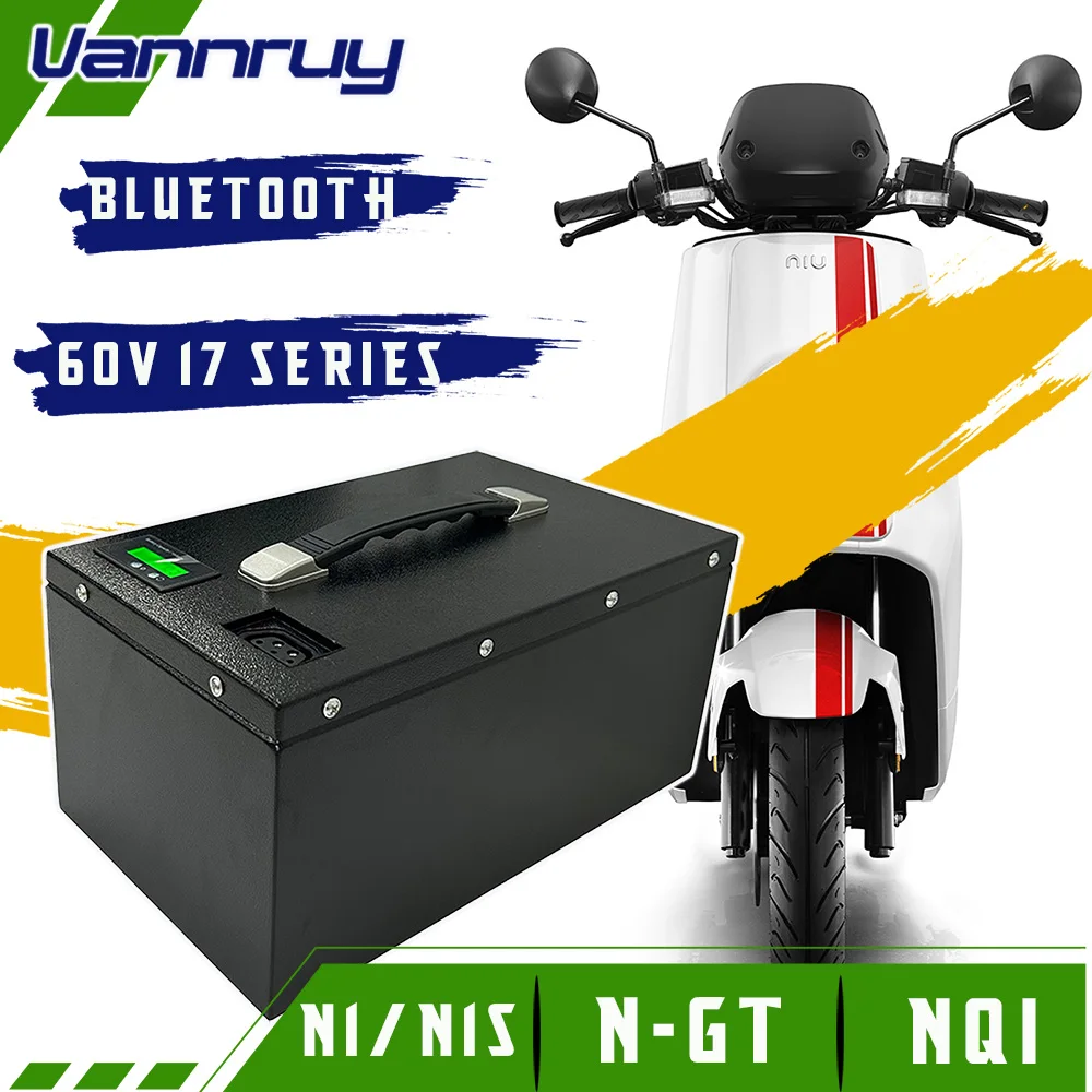 

NIU Original Replacement Li-ion Battery Pack for Scooter 60V 26Ah 32Ah 45Ah Compatible with NI/NIS N-GT NQI Models