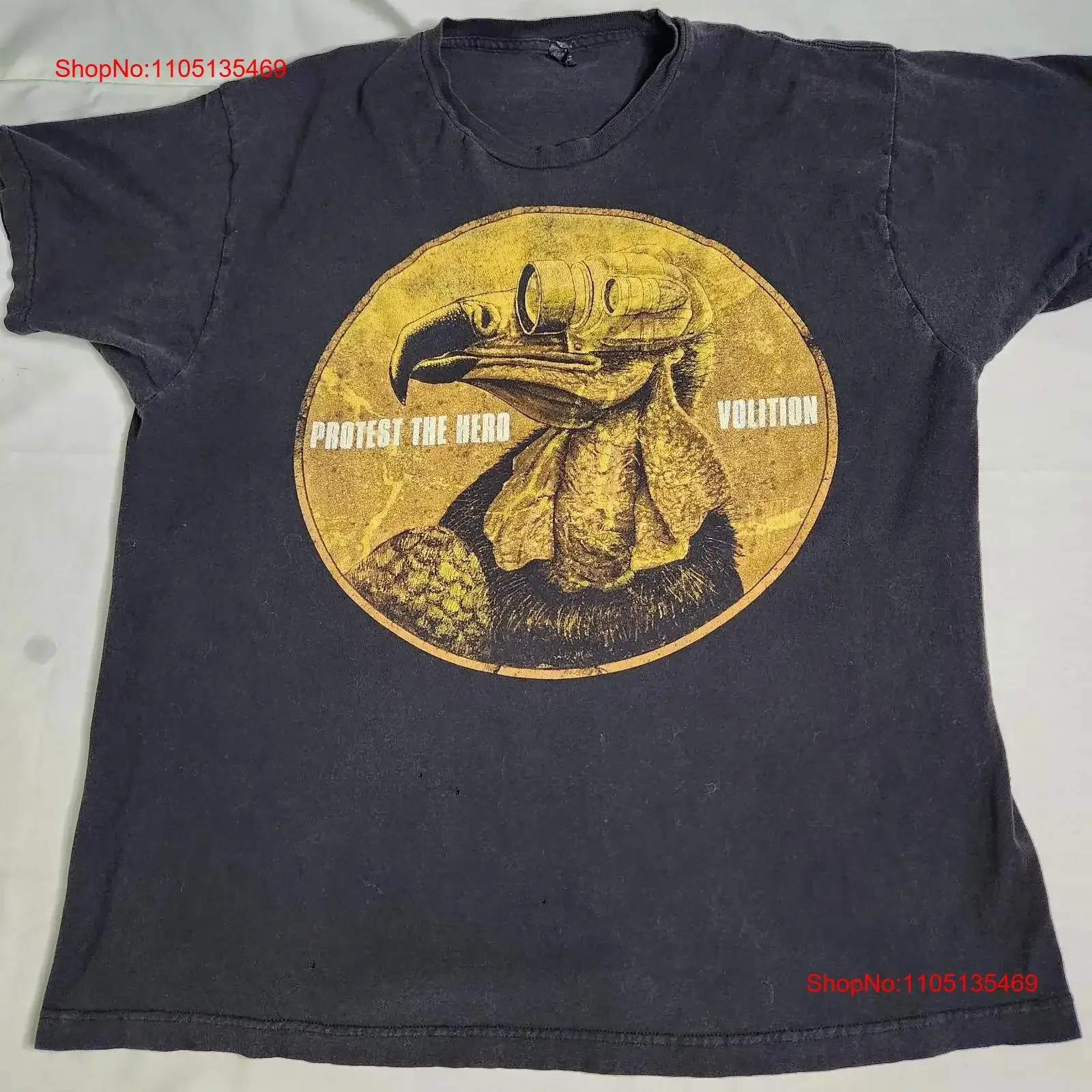 Protest The Hero Volition Sz XL T Shirt Metal vintage Washed streetwear Breathable homme Stylish Stretched