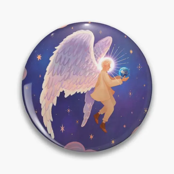 Angel Of The Eastern Gate  Soft Button Pin Lover Fashion Cartoon Gift Clothes Women Creative Funny Cute Hat Decor Collar Badge