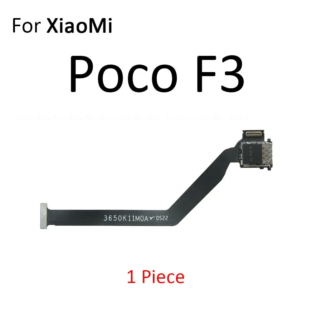 SIM-Kartenhalter Tray Slot Reader Sockel Flex für Xiaomi Mi 12 12S 11 Lite 11i 11X Poco F3 F4 Civi 1S Redmi K40S K40 Pro Plus
