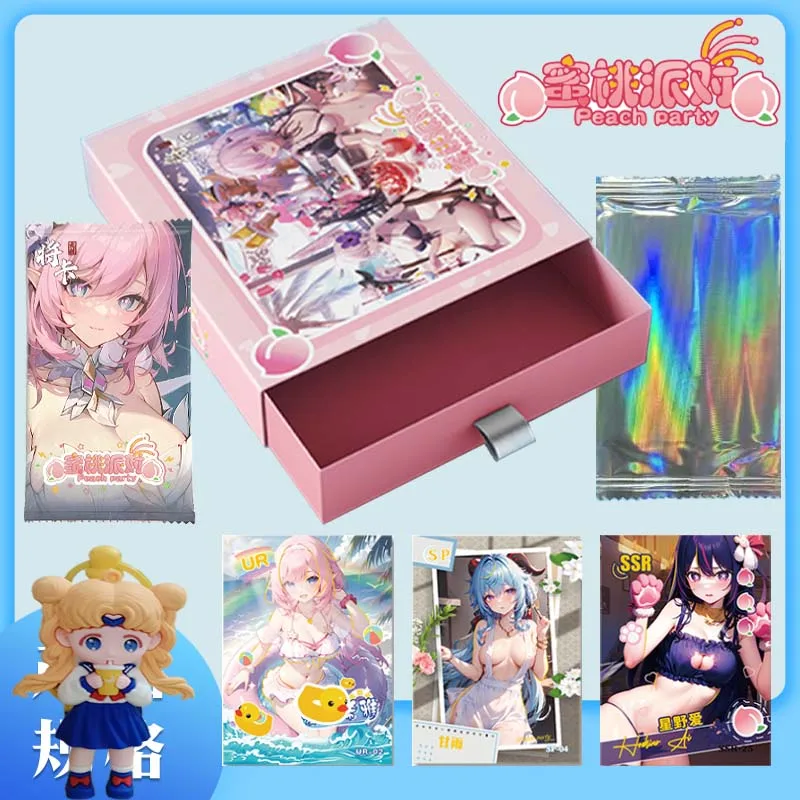 

New Goddess Story Collection Cards Peach Party Anime Games Girl Swimsuit Bikini Feast Kids Toys For Family Christmas Gift