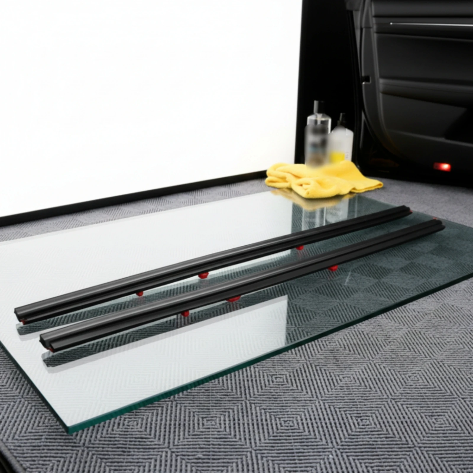 Rear Side Window Trim Weatherproof Rear Window Seal Strip Weather Stripping Moisture-Resistant Flexible for Car Repair