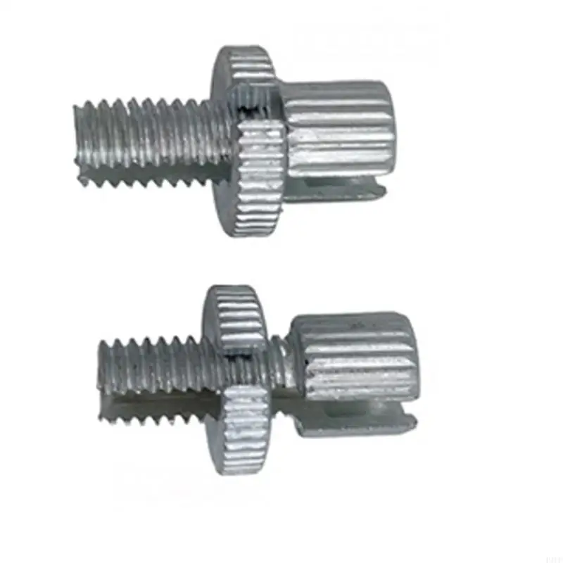 F1CF Corrosion Resistant Motorcycle Cable Tension Adjuster Regulating Screw 8Mm Thread Universal Application Silver Iron Finish