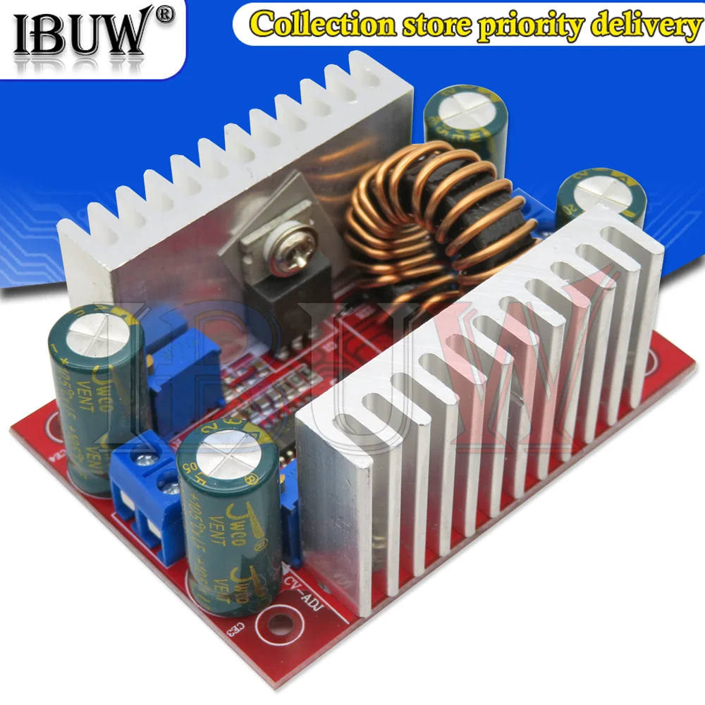 DC 400W 15A Step-up Boost Converter Constant Current Power Supply LED Driver 8.5-50V to 10-60V Voltage Charger Step Up Module