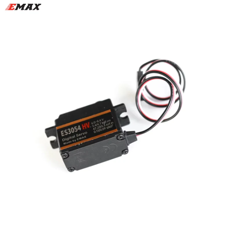 

EMAX ES3054HV 3.5kg/cm High-Torque Digital Servo - 6.0V w/Metal Gears High Voltage Metal Gear Digital Servo For RC Airplane
