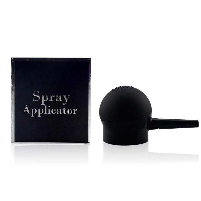 1pc professional pump silicone hair care extension spray portable hair loss fiber powder nozzle tool