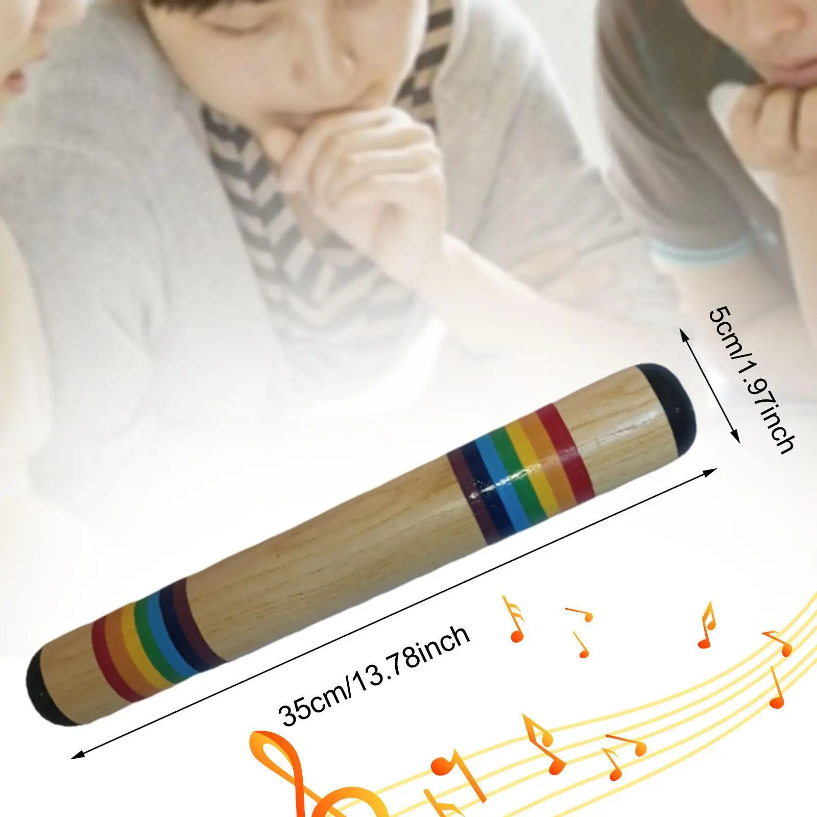 Zabawka Dętka Deszczu dla Niemowląt Kolorowa Dętka Deszczu Instrument Muzyczny Trzaskająca Rurka Deszczu Dźwięki Deszczu dla Dzieci Chłopców