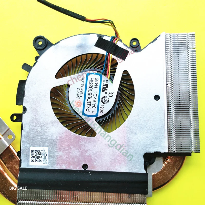 PER MSI Samurai 66 GF76 GF66 GL66 MS-1581 1583 Ventola di raffreddamento N459 N460