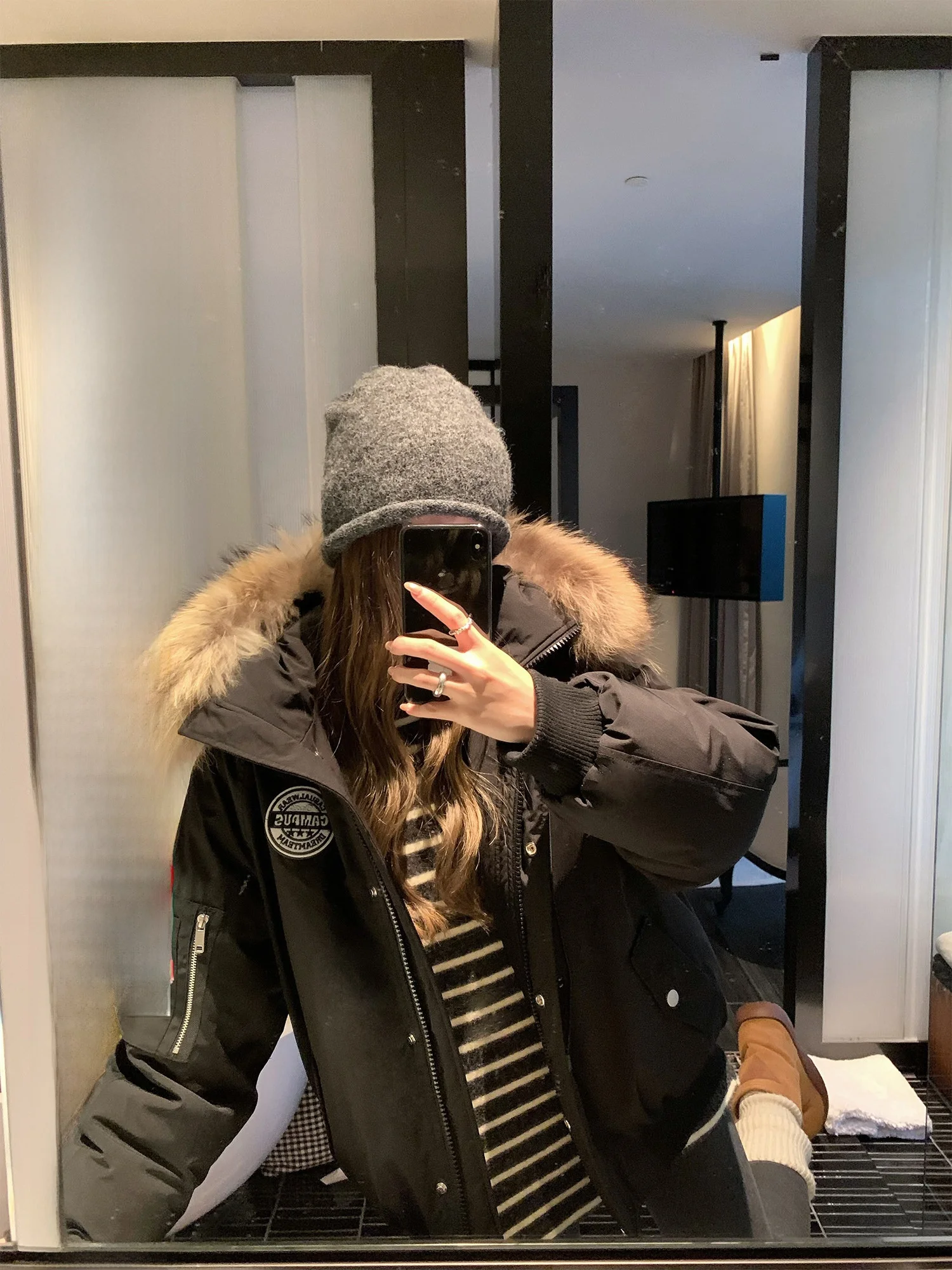 

Новая женская зимняя парка Bla Rabbit с воротником из меха кролика, теплая, толстая, повседневная, для активного отдыха