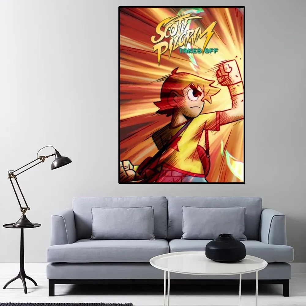 Scott Pilgrim Takes Off Poster Home Room Decor Livingroom Bedroom Aesthetic Art Wall Painting Stickers