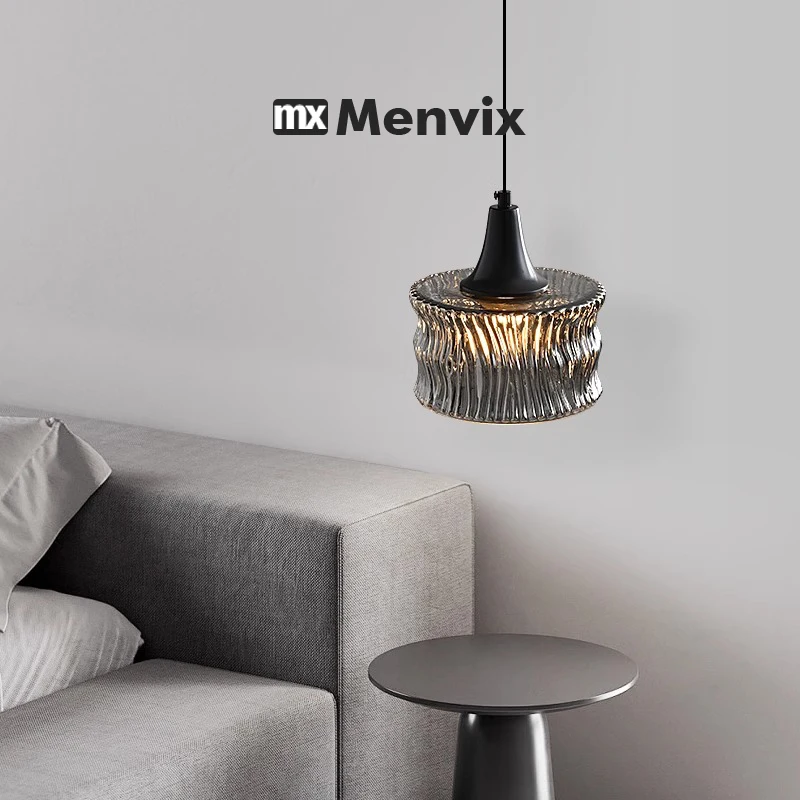 Minimalist Style Led E27 Glass Chandelier Lustre Dining Room Bedroom Hanghing Home Decor Bar Loft Pendant Fixtures Kitchen Lamp - Image 4