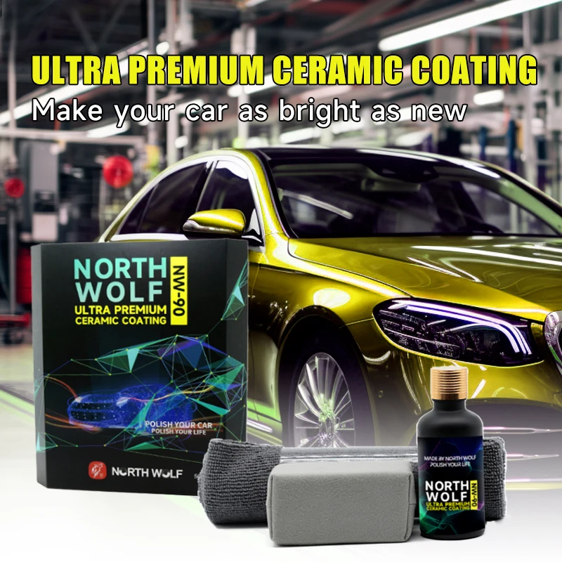 DETAILING 50ML Graphene Ceramic Coating Hydrophobic Paint Protection Car ultrapremium Coating Scratch Resistance