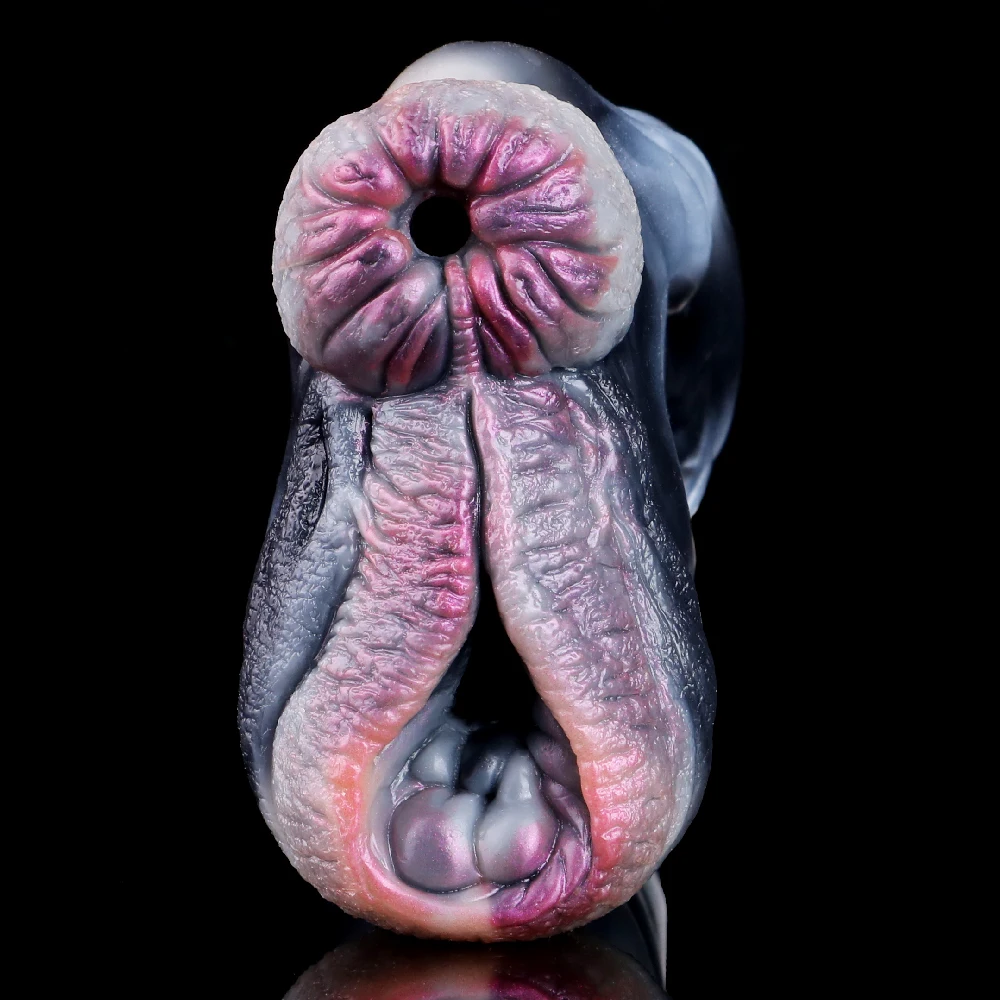 Animal Male Masturbator Cup Artificial Vagina Dual Channel Erotic Sex Toys For Men Pocket Pussy Penis Stimulator Adult Product