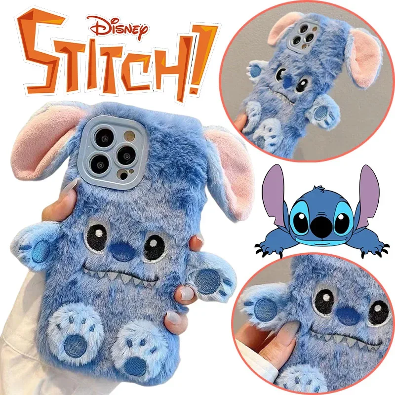 ديزني غرزة أفخم قضية الهاتف ، لينة الغطاء الواقي ، الكرتون لطيف الحال بالنسبة آيفون 15 ، 14 ، 13 ، 12 ، 11 برو ماكس ، خريف ، شتاء #1