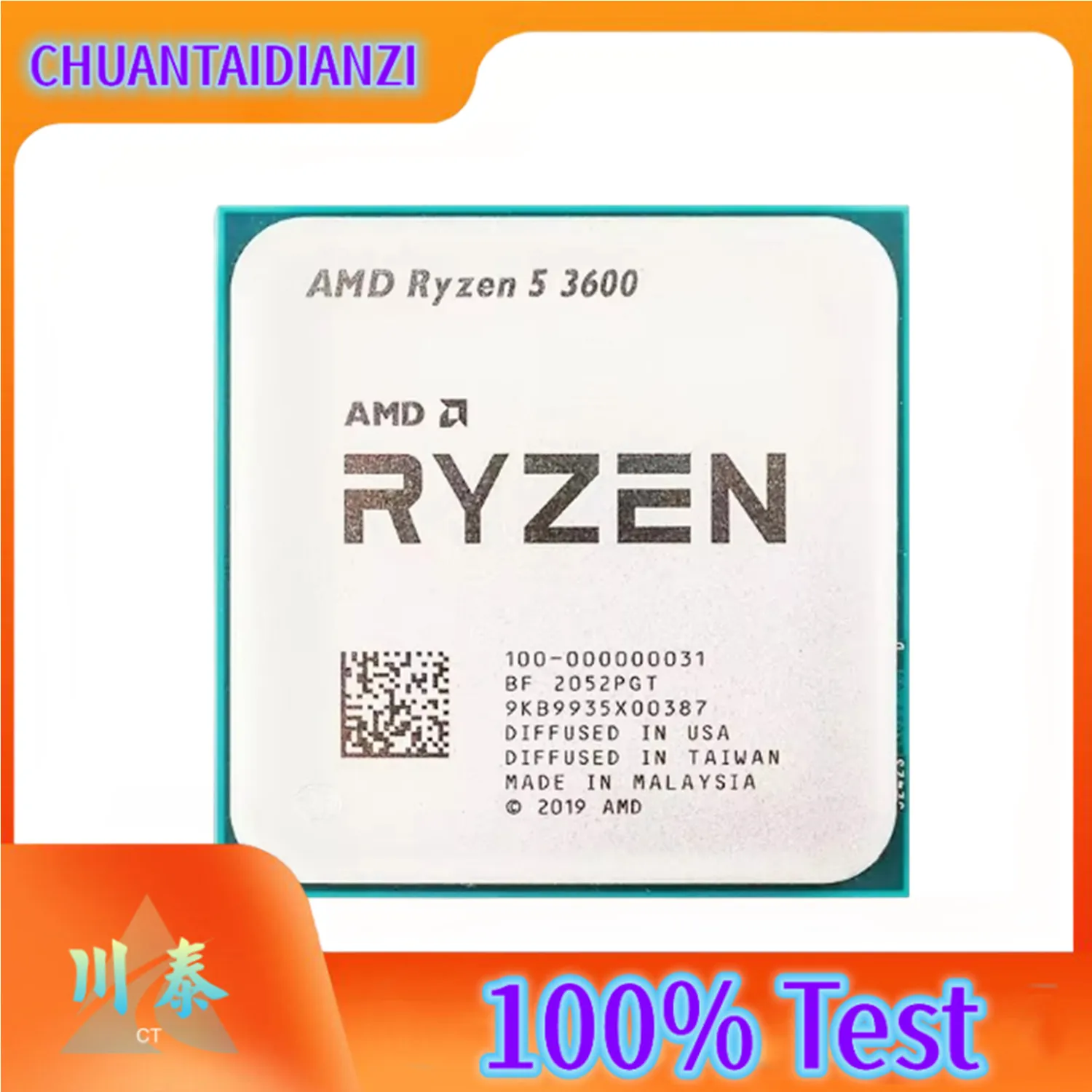 AMD Used Ryzen 5 3600 R5 3600 3.6 GHz GAMING Zen 2 7NM 65W L3=32M 100-000000031 Socket AM4