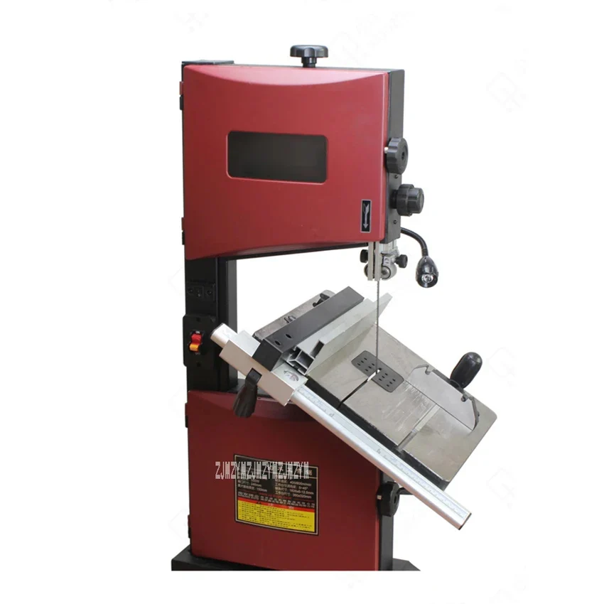 MJ10 10-inch Woodworking Band Saw Machine Household Wire Saw Vertical Small Sawing Machine Beads Cutting Machine 220V 550W