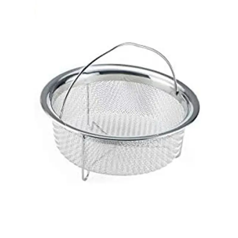 Inventory-Portable Steamer Kitchen Multi-Functional Stainless Steel Fried Noodles Drain Basket Steaming Rack