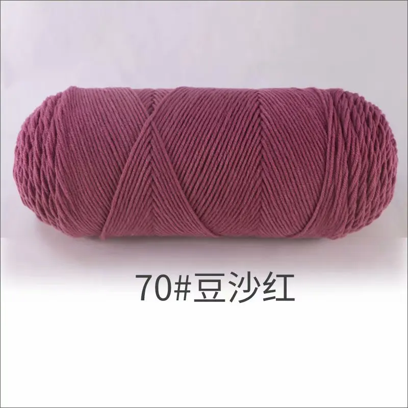 1Pc 200g melk Katoenen garen voor hand breien Acryl Gehaakte Draad gebreide Truien Sjaals lijnen Haken tas deken amigurum