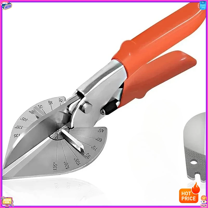 Forbici smussate con lame affilate, regolabili da 45 a 135 gradi, adatte per tagliare tappi di sughero e progetti in plastica.