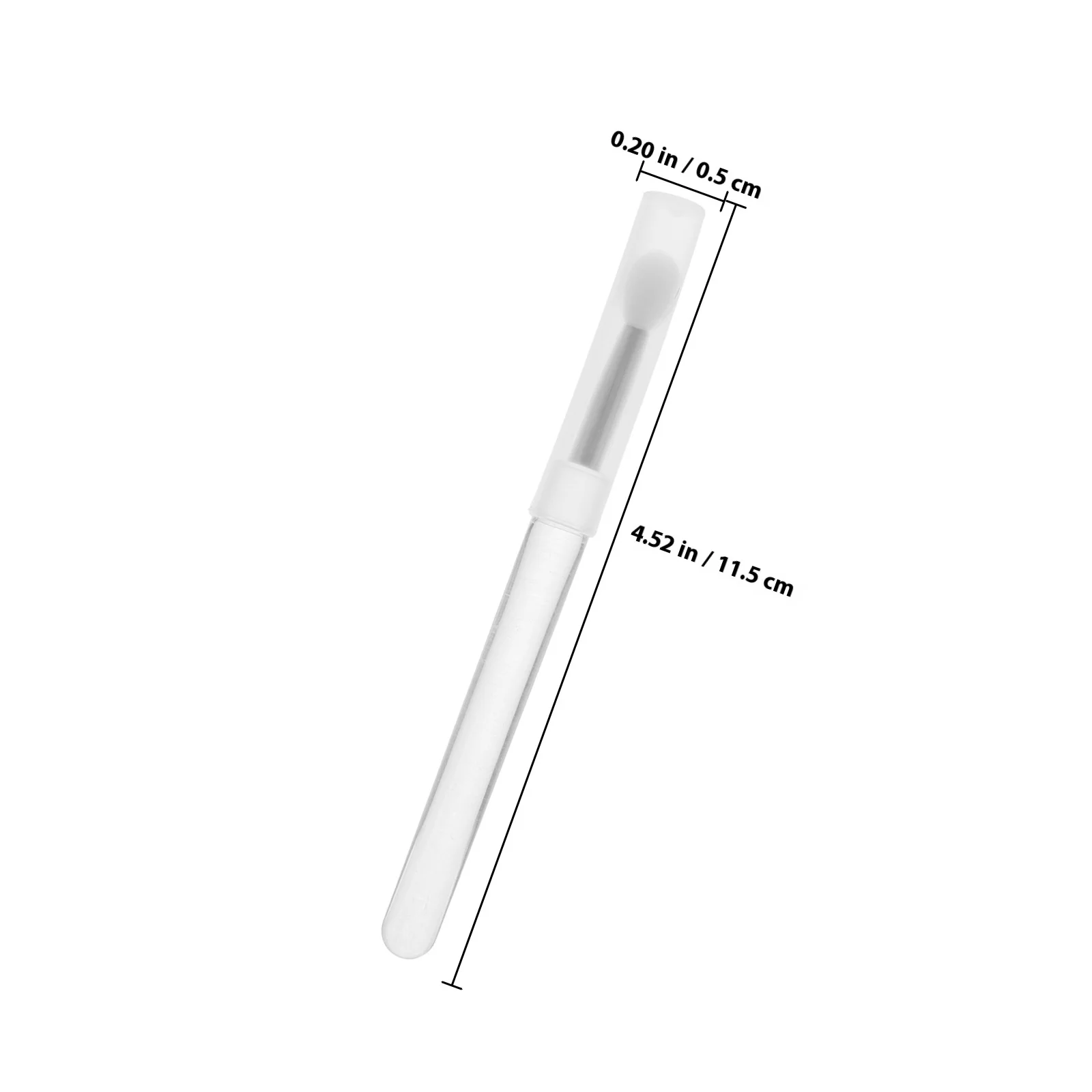 Ensemble de 10 pinceaux à lèvres en silicone, mini, portables, avec capuchon, poils doux, application précise pour rouge à lèvres, brillant à lèvres, baume à lèvres, maquillage