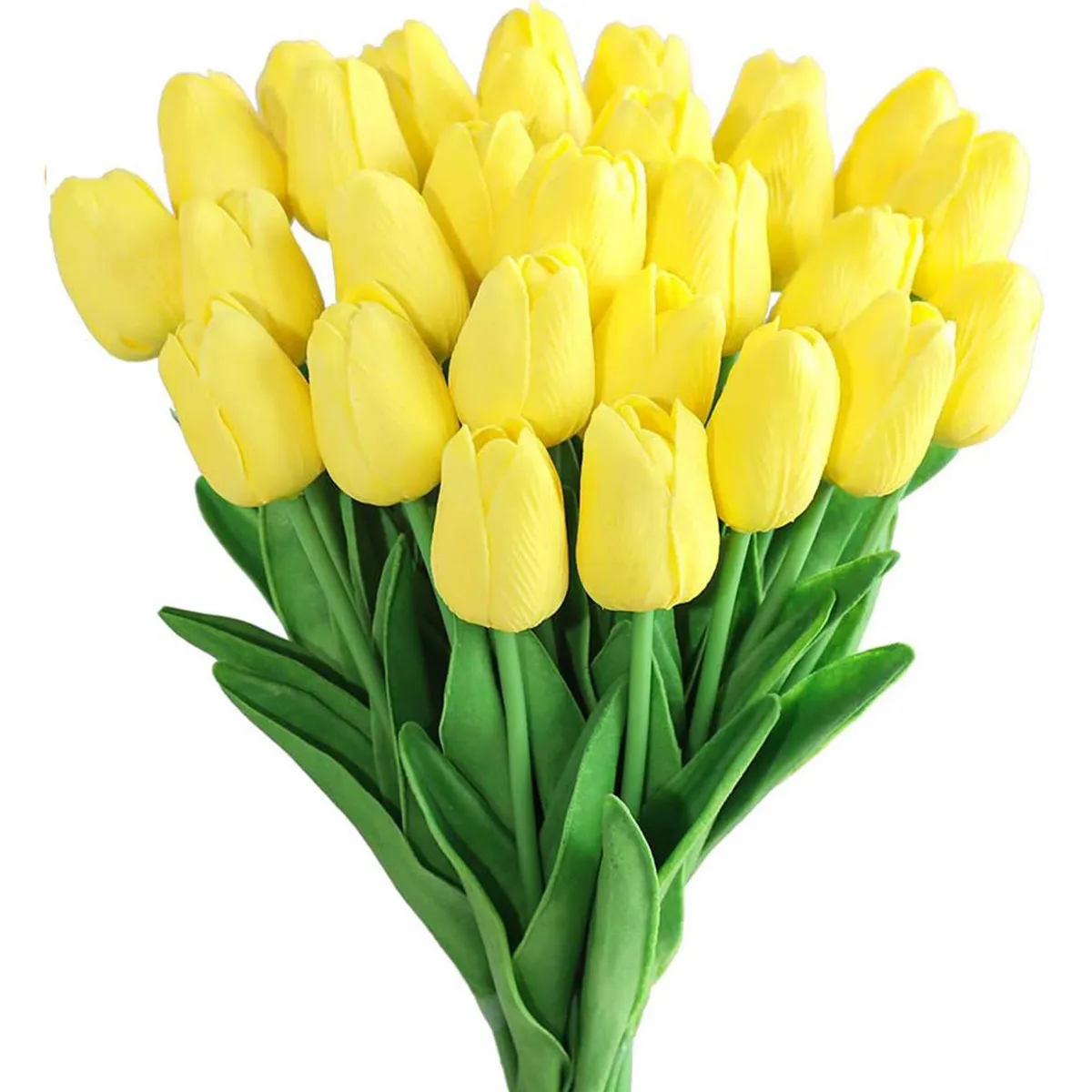 10 Stuks Kunstbloem Realistische Touch Tulp Scrapbooking Vaas Home Decor Bruiloft Tuin Boog Slinger Moeder 'S Dag Boeket Diy
